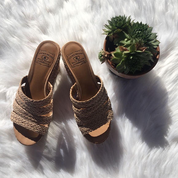 Lucky brand Havana slip on wedges - Picture 5 of 6